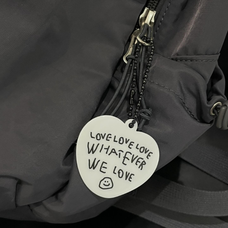 韓國 ooowl 塗鴉鑰匙圈吊飾 WE LOVE