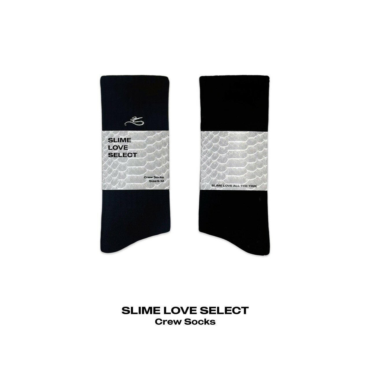 Slime Love Select Crew Socks 刺繡Logo純棉長襪
