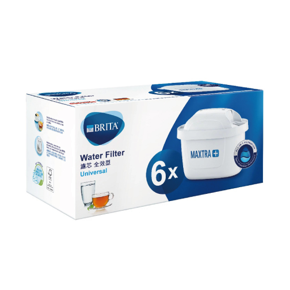 Brita Maxtra+ Universal Filter Cartridge 6個裝 濾芯