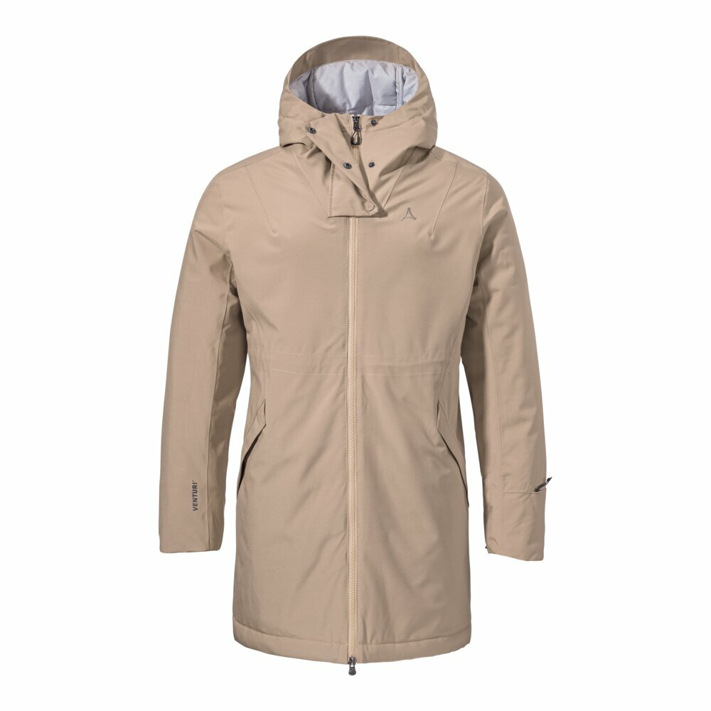【Schoffel】女PrimaLoft 防水防風保暖長版外套 / 24SL20-13588-[卡其褐]