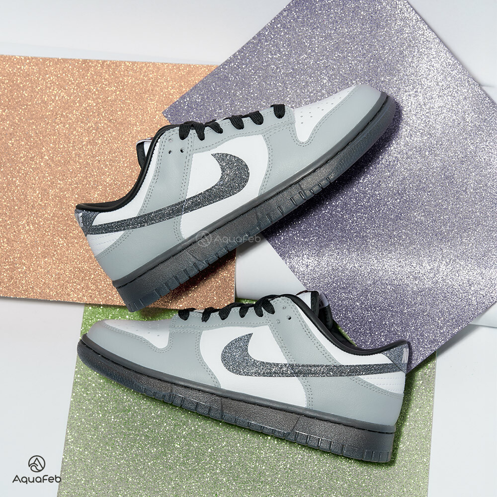 Nike Dunk Low LX 女 銀灰白 鑽勾 閃亮 復古 低筒 休閒 運動 Dunk 休閒鞋 HQ3462-191
