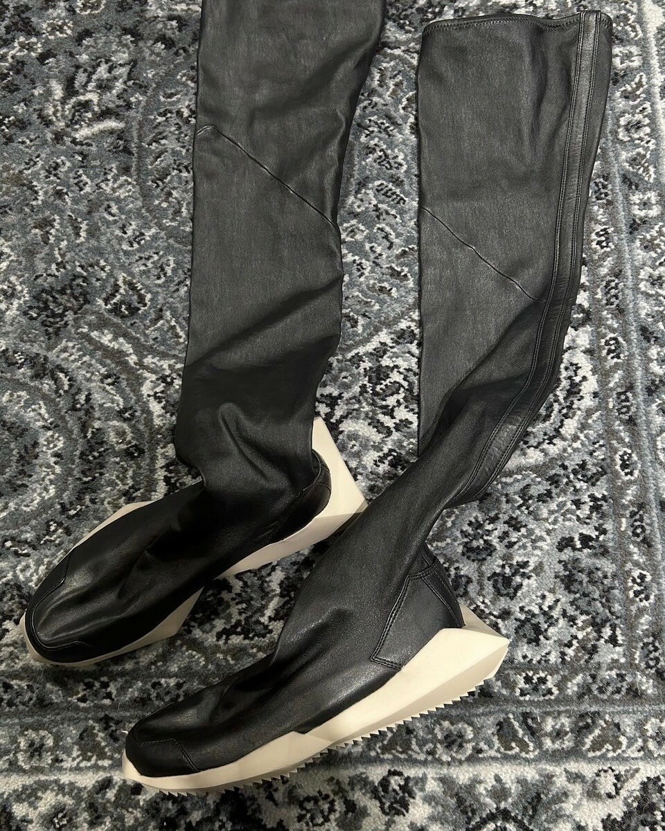 獨家現貨 Rick Owens x Adidas 絕版聯名 過膝坦克襪靴 女神靴
