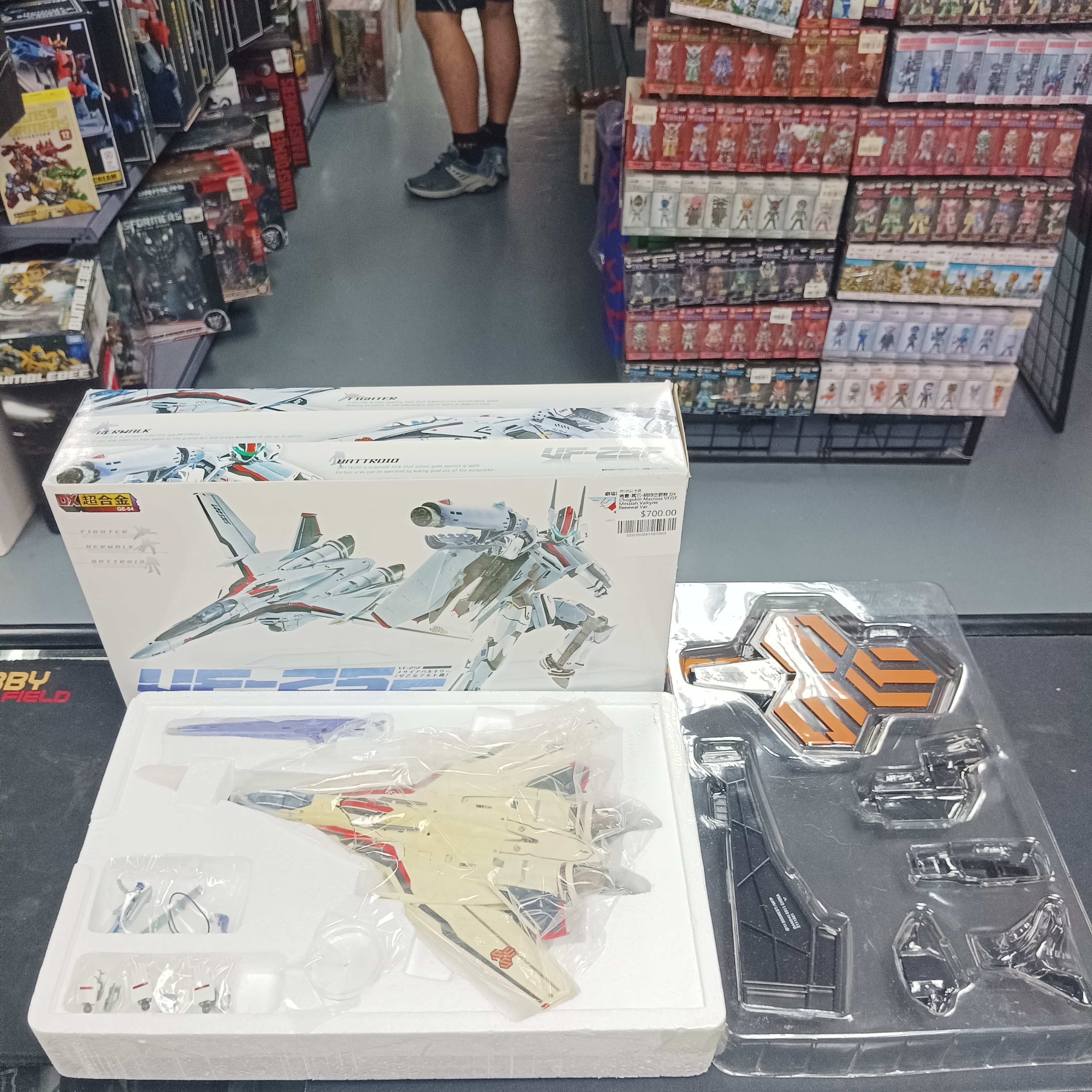 寄賣-其它-超時空要塞 DX Chogokin Macross Vf25f Messiah Valkyrie Renewal Ver.