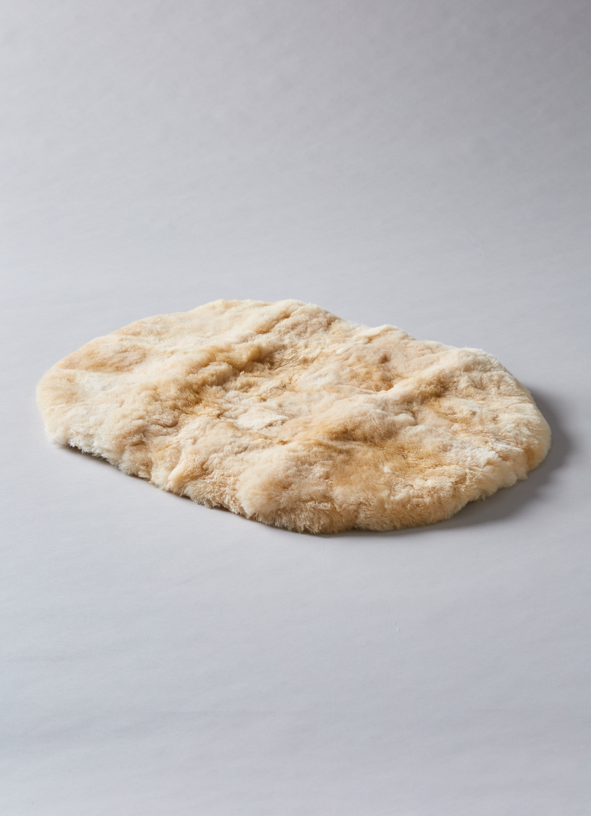 ST.MALO秘魯工匠手工原生幼羊駝毛家飾地墊毯70*50CM-2160UH-駝色