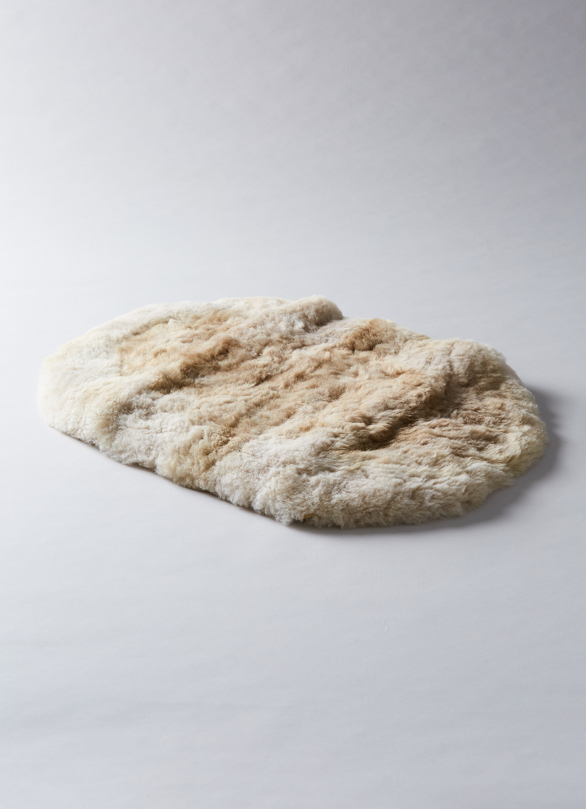 ST.MALO秘魯工匠手工原生幼羊駝毛家飾地墊毯70*50CM-2160UH-灰褐色