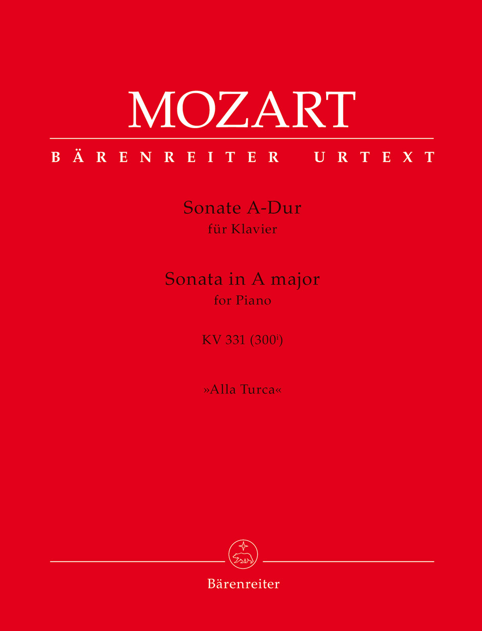 【鋼琴獨奏樂譜】《Mozart: Piano Sonata in A Major, KV. 331 (300i)》