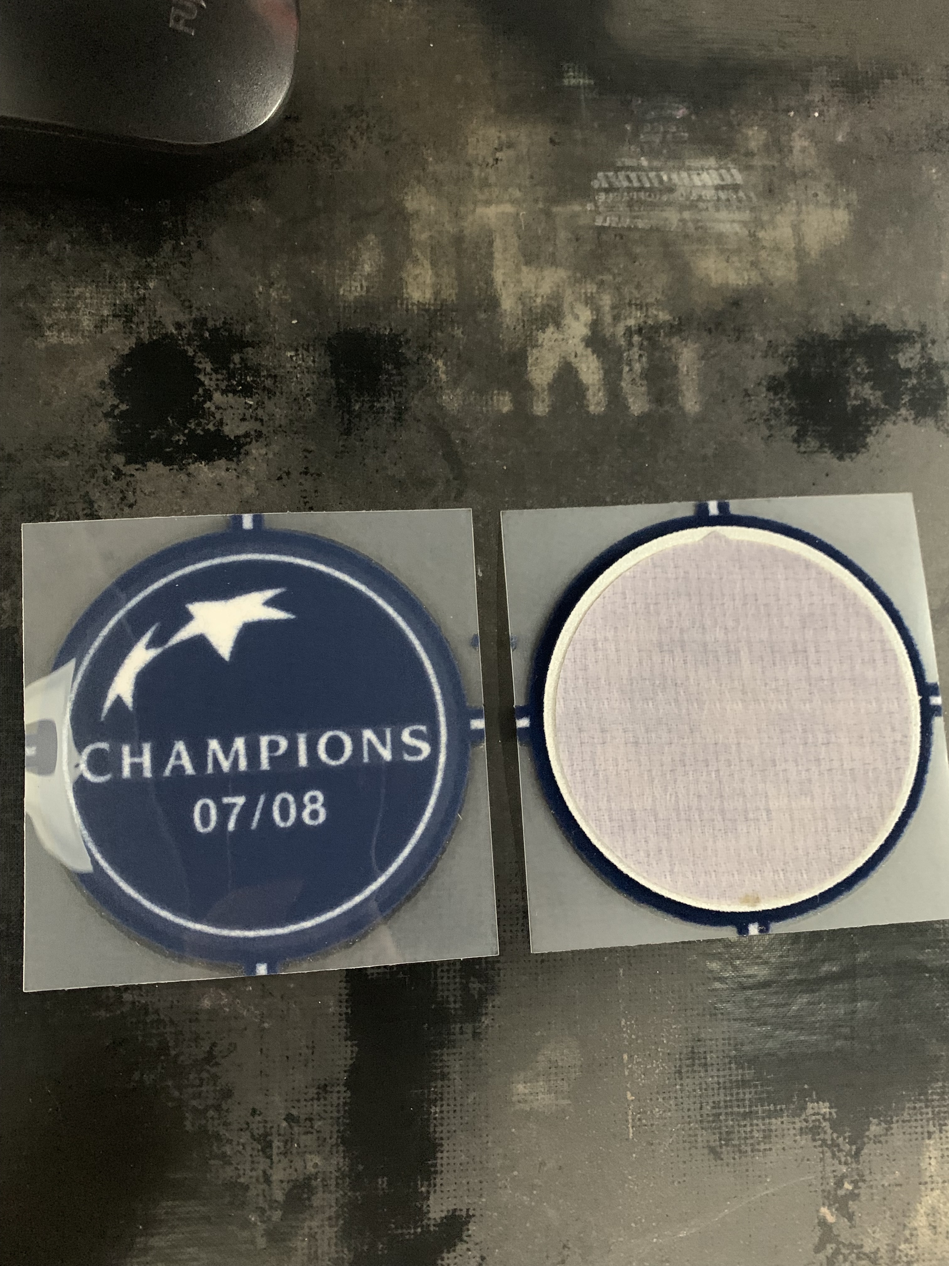 2007-08 Official UEFA Champions League Winner Patch (For 08-09 Manchester United)