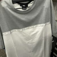 [S] DKNY COLORBLOCK LOGO TAPE CREW,GREY, M2460272-GRY [FINAL SALE] (SD1083)