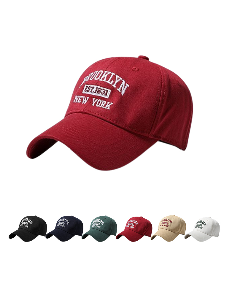 紐約 BROOKLYN 休閒刺繡帽