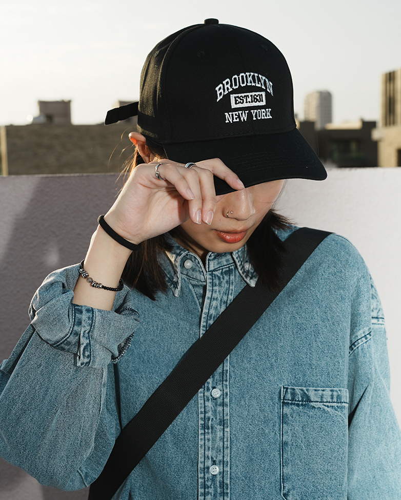 紐約 BROOKLYN 休閒刺繡帽
