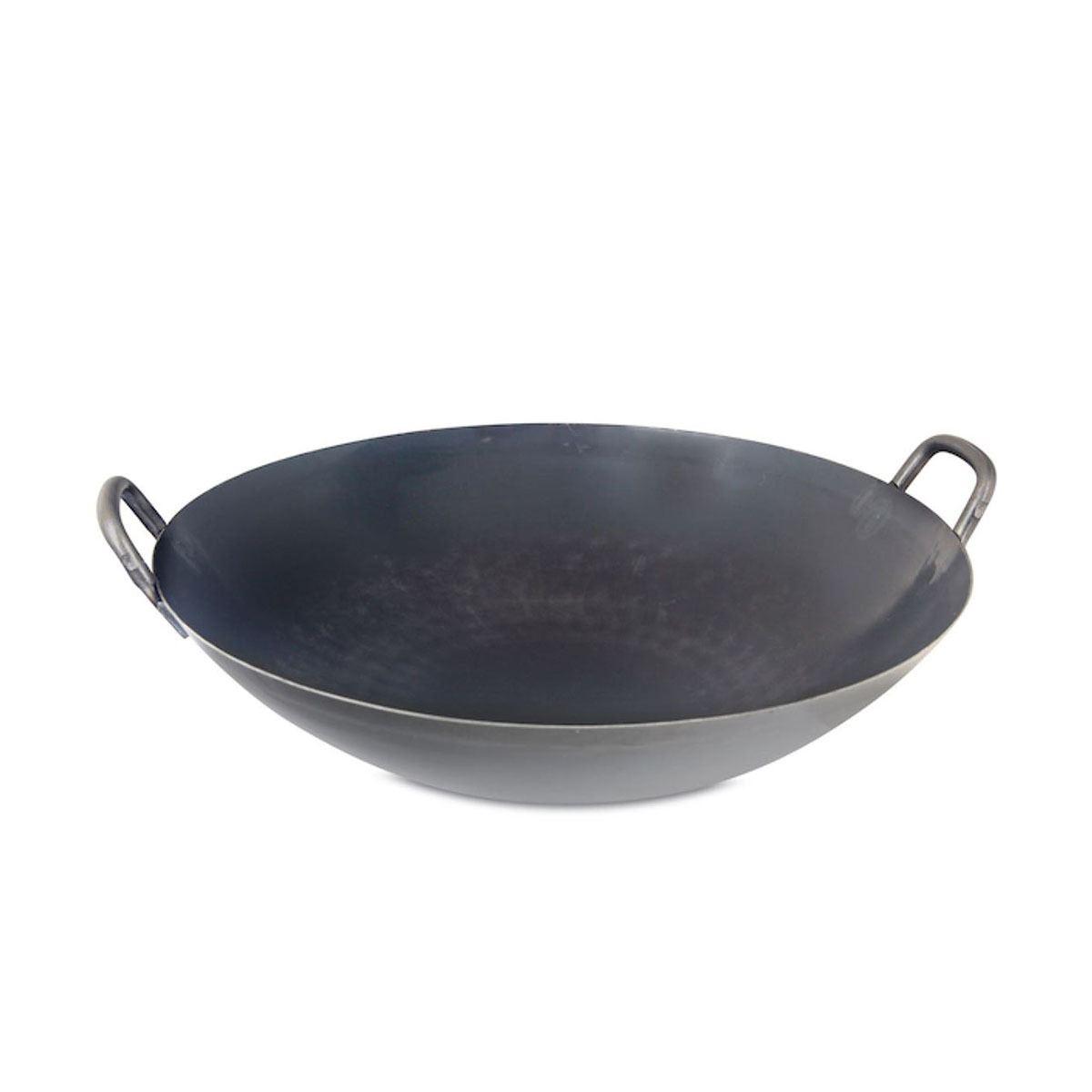 日本山田 36cm 山田打出雙耳手作鐵鑊  -WK-YD-1433