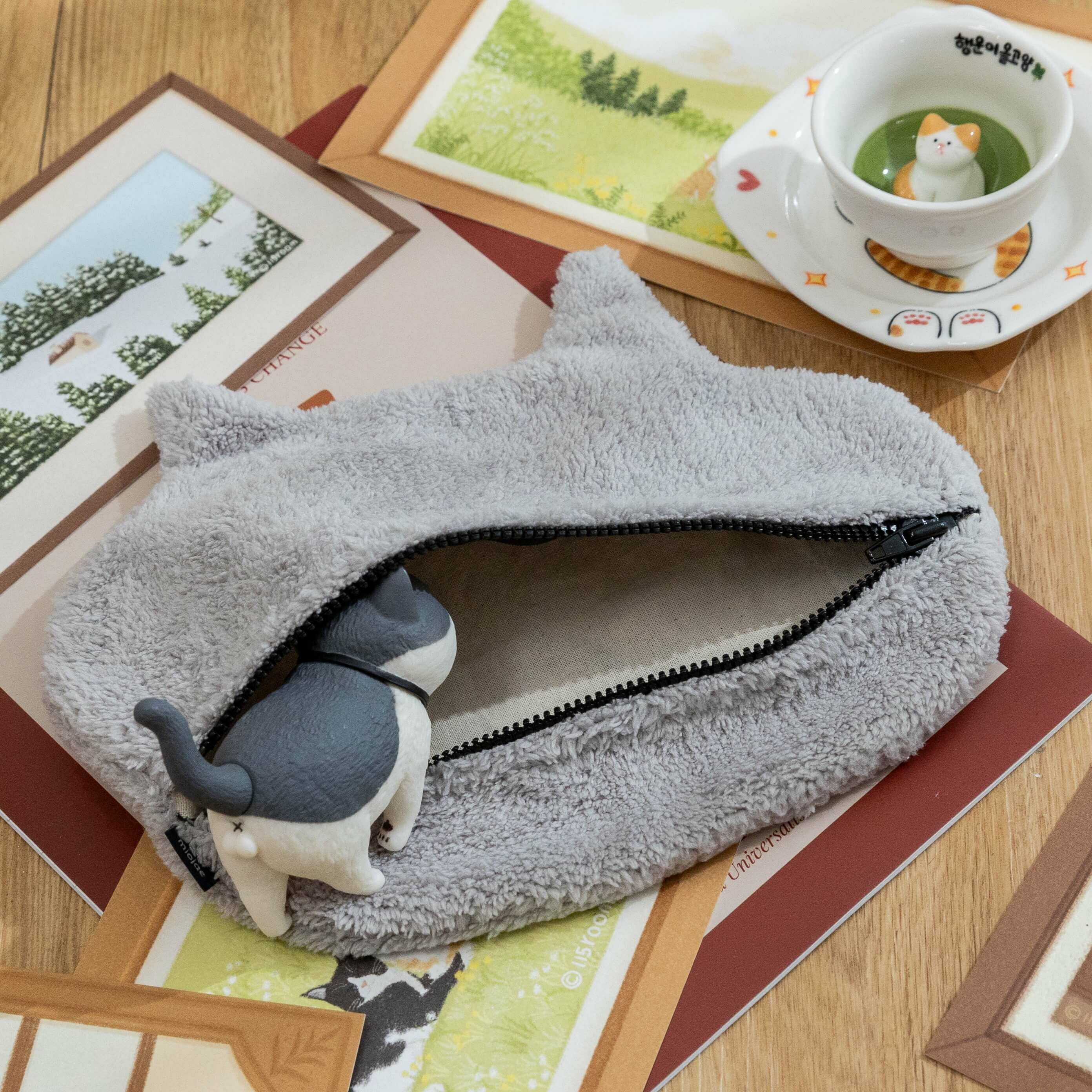 miojae．本貓臉蛋收納包