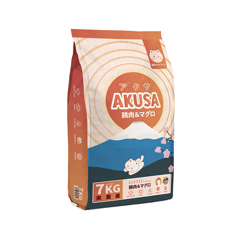 Akusa 乾糧系列．成貓雞肉+吞拿魚7kg (EXP4/26)