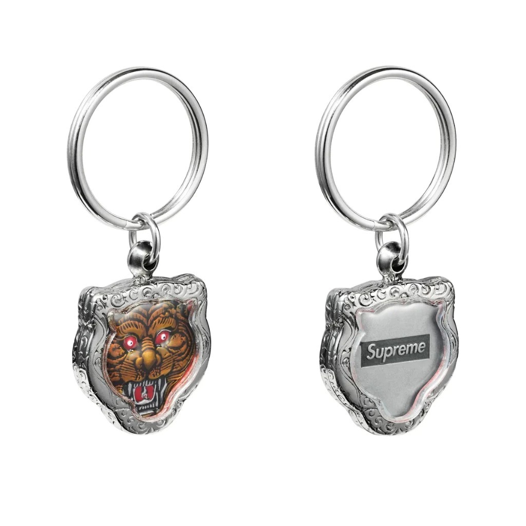 2024AW SUPREME TIGER KEYCHAIN 老虎 BOX LOGO 鑰匙圈 吊飾 現貨