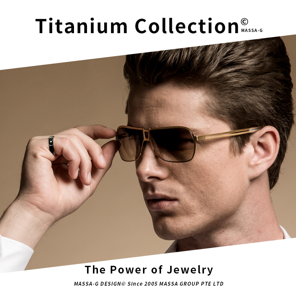 MASSA-G DECO系列【愛像你-黑】 黑鋯男戒