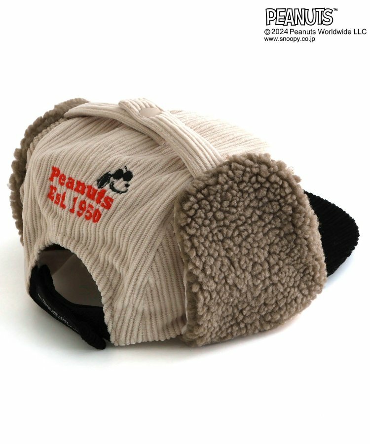 日本 F.O.KIDS X PEANUTS 刺繡飛行帽 R568014