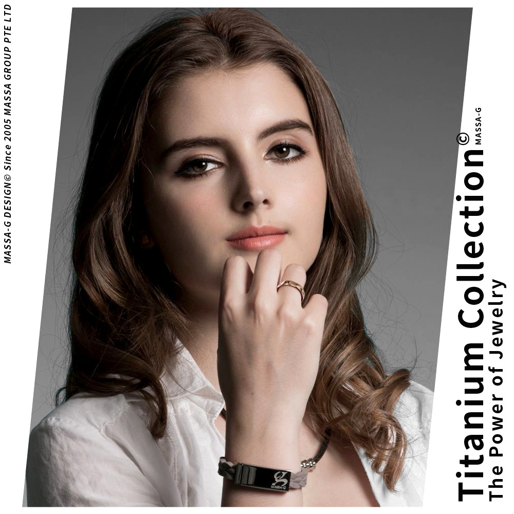 MASSA-G DECO系列【愛像你-玫瑰】 鈦金女戒