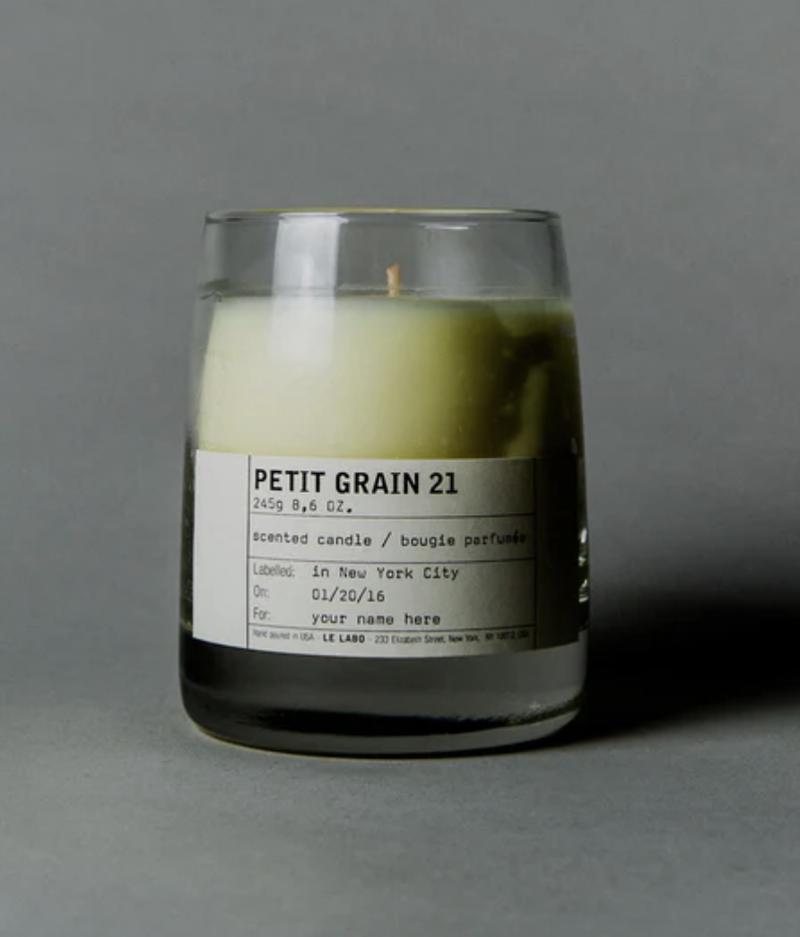 【新品未使用】 LELABO キャンドル PETITGRAIN 21  245g PETIT GRAIN 21 – ル ラボ 公式オンラインショップ