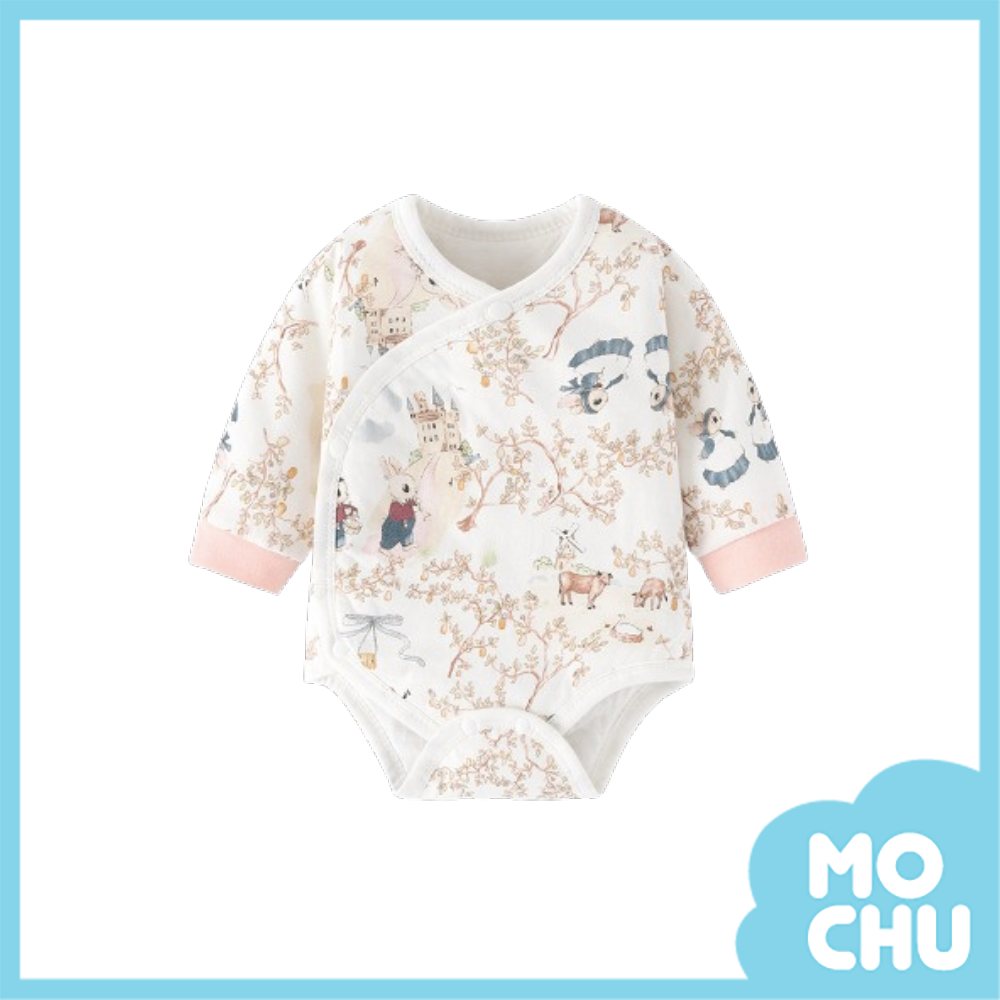 保母兔薄棉長袖包屁衣