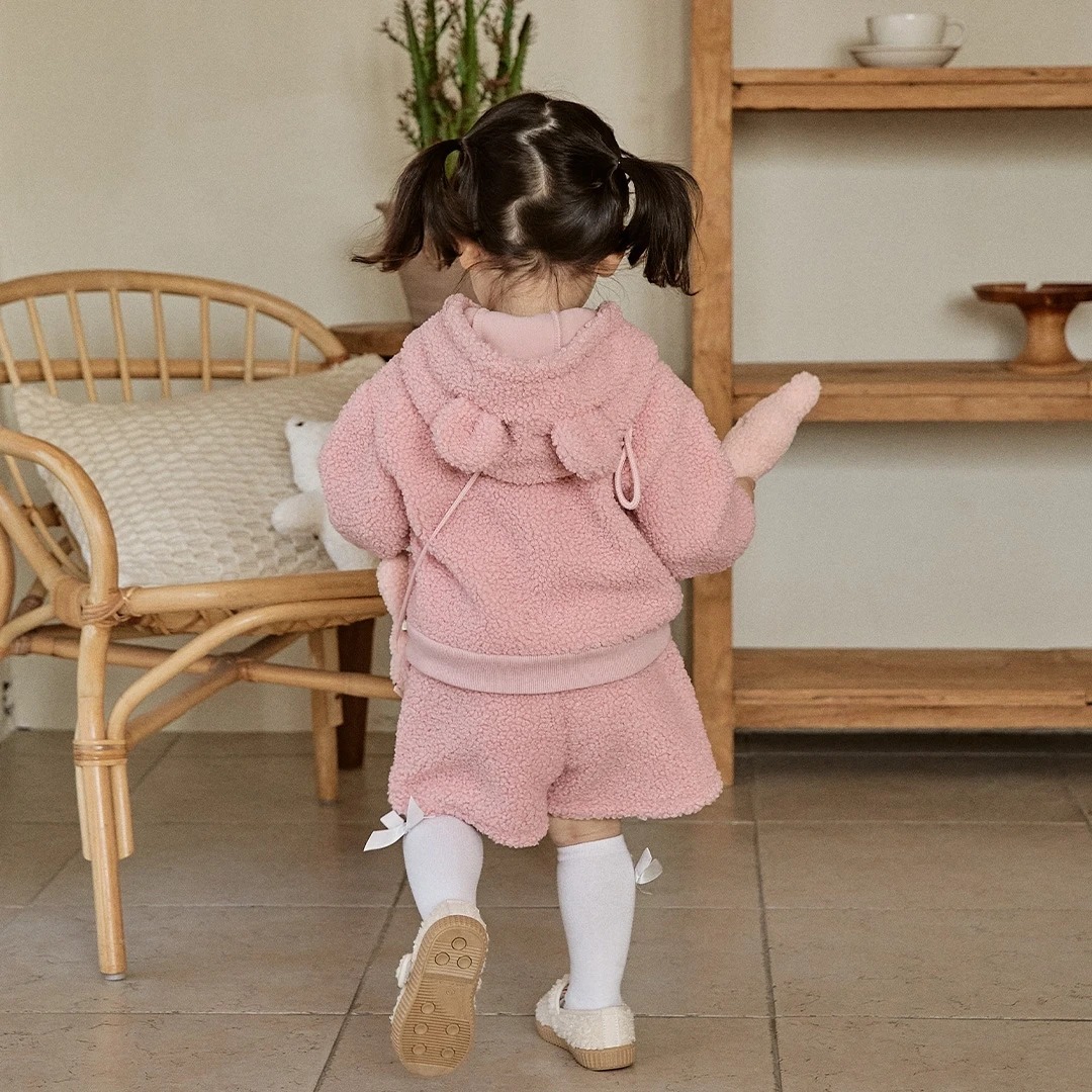 DOT萌萌耳暖暖系列-搖粒絨短褲 (外套需另外購買)