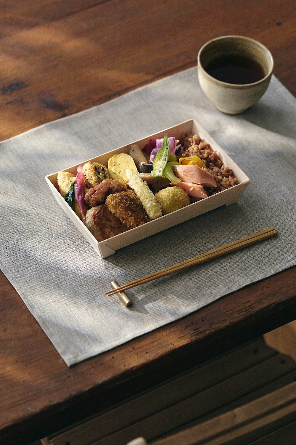 fog linen work - 黃銅筷架 / 圓形