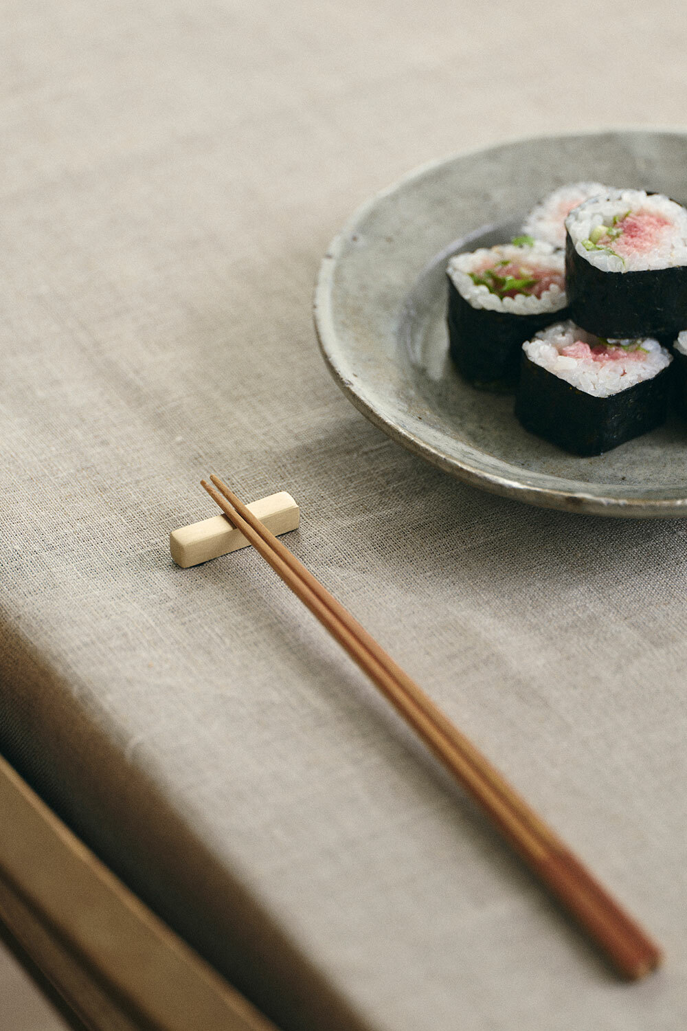 fog linen work - 黃銅筷架 / 方形