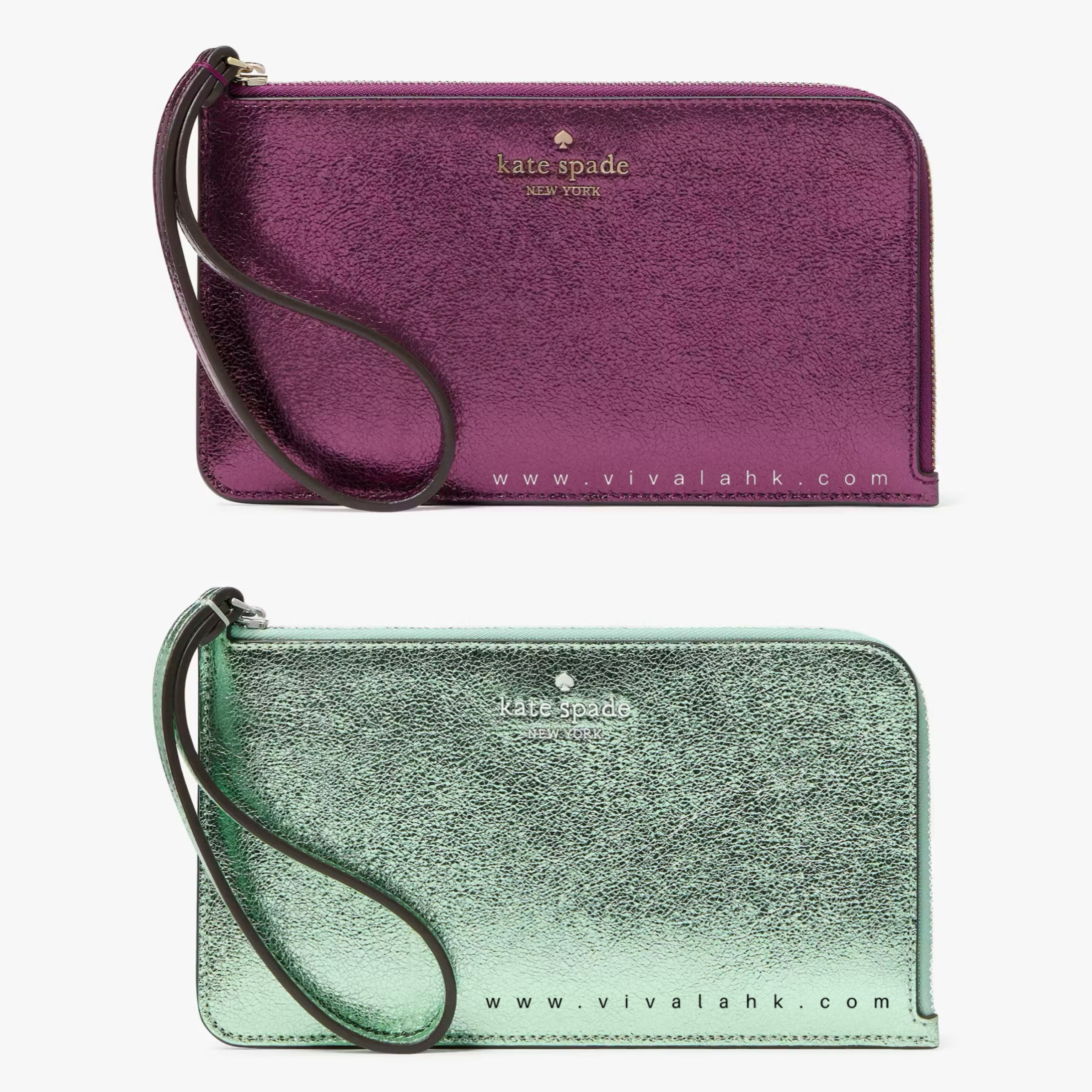 Kate Spade - Lucy 小手袋 (中Size) (金屬面皮) (KE635)