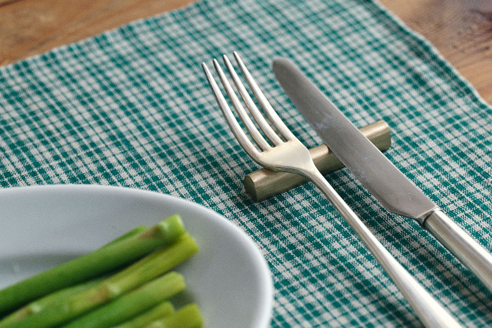 fog linen work - 黃銅餐具置架 / 圓形