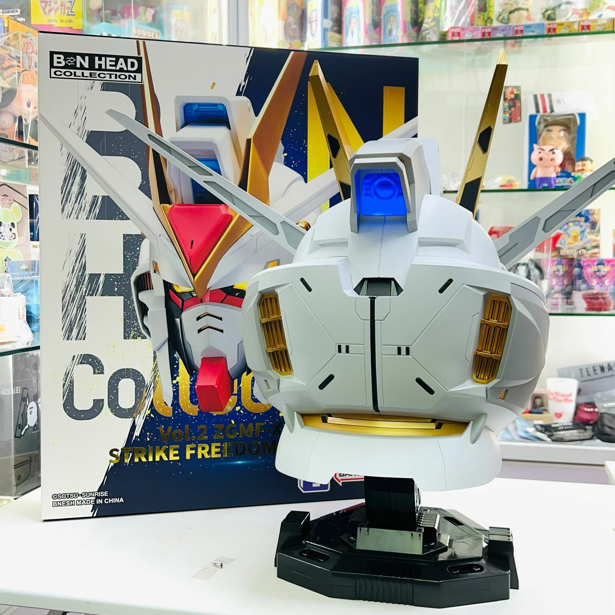 Bandai BN GUNDAM HEAD COLLECTION vol 2 STRIKR FREEDOM 高達 頭像