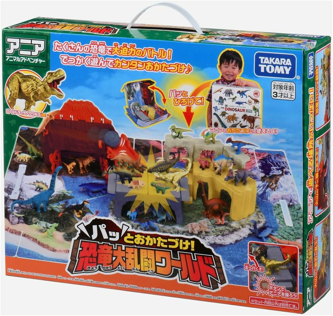 《 TAKARA TOMY 》 恐龍決戰大地圖提盒