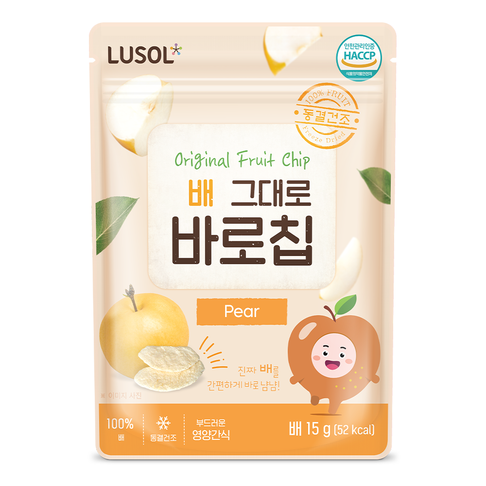 LUSOL - Original Fruit Chip-Pear 6m+ (15g)