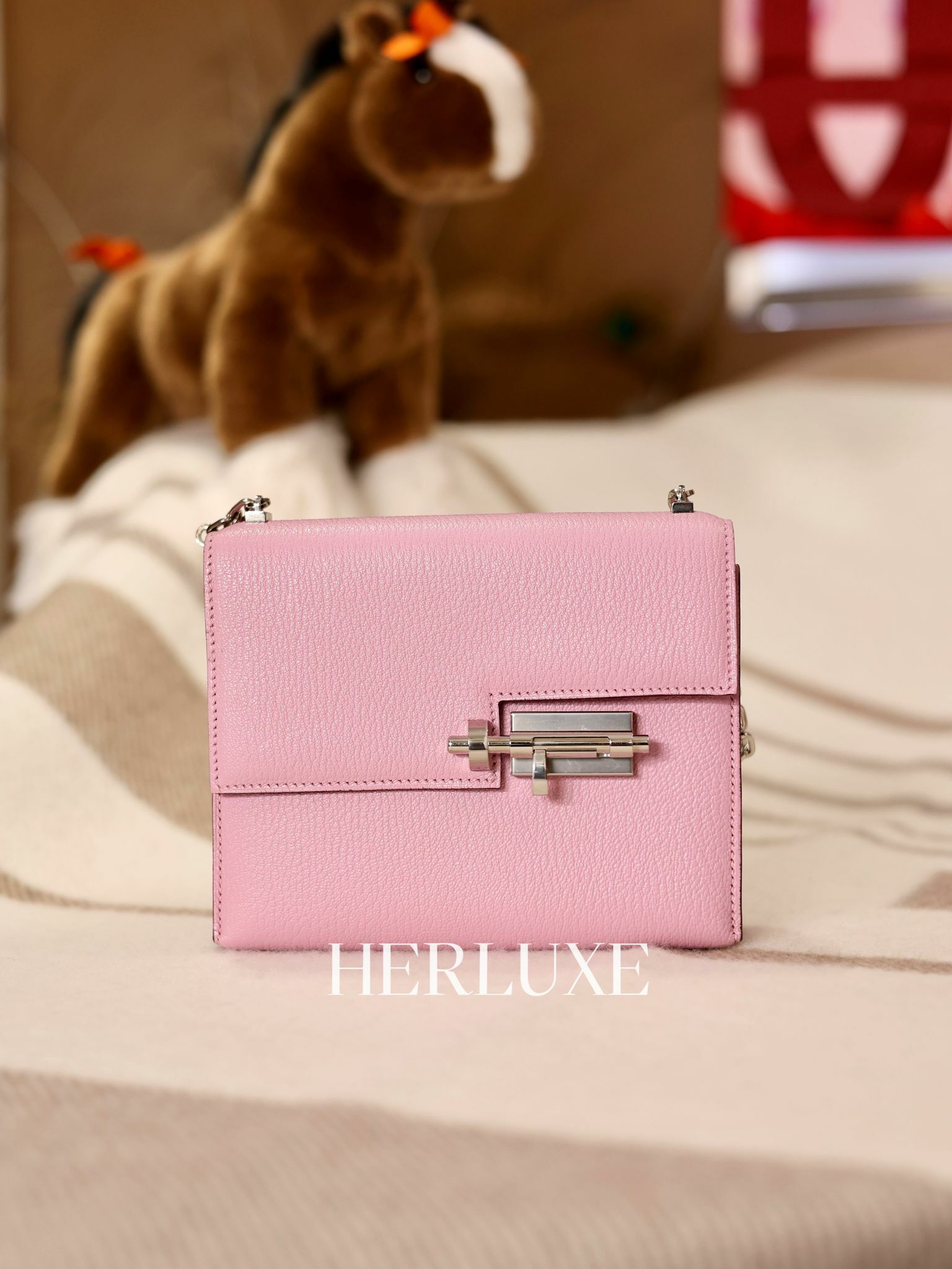 Verrou mini X9 mauve sylvestre ck chevre 98%new