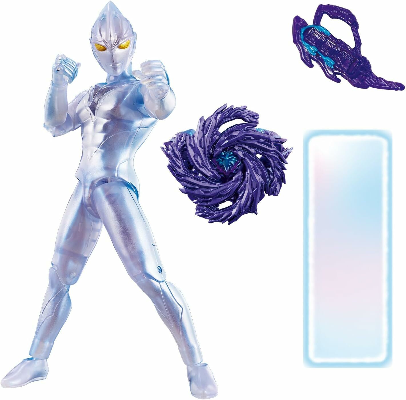 《 BANDAI 萬代 》 BANDAI 代理版 超人力霸王雅克可動公仔RUTIONN&銀河裝甲套組 BT242372