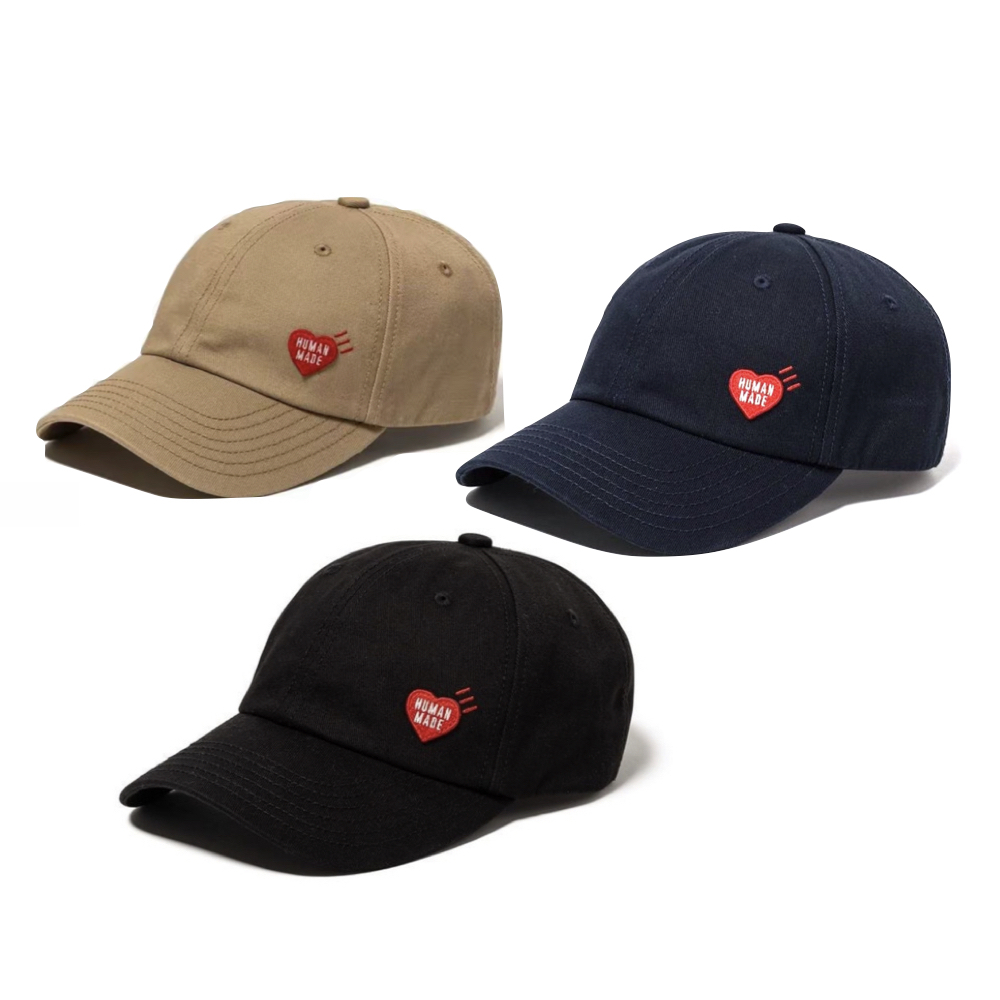 Human Made 6 Panel Twill Cap 老帽 卡其 / 黑 /海軍藍 HM27GD104