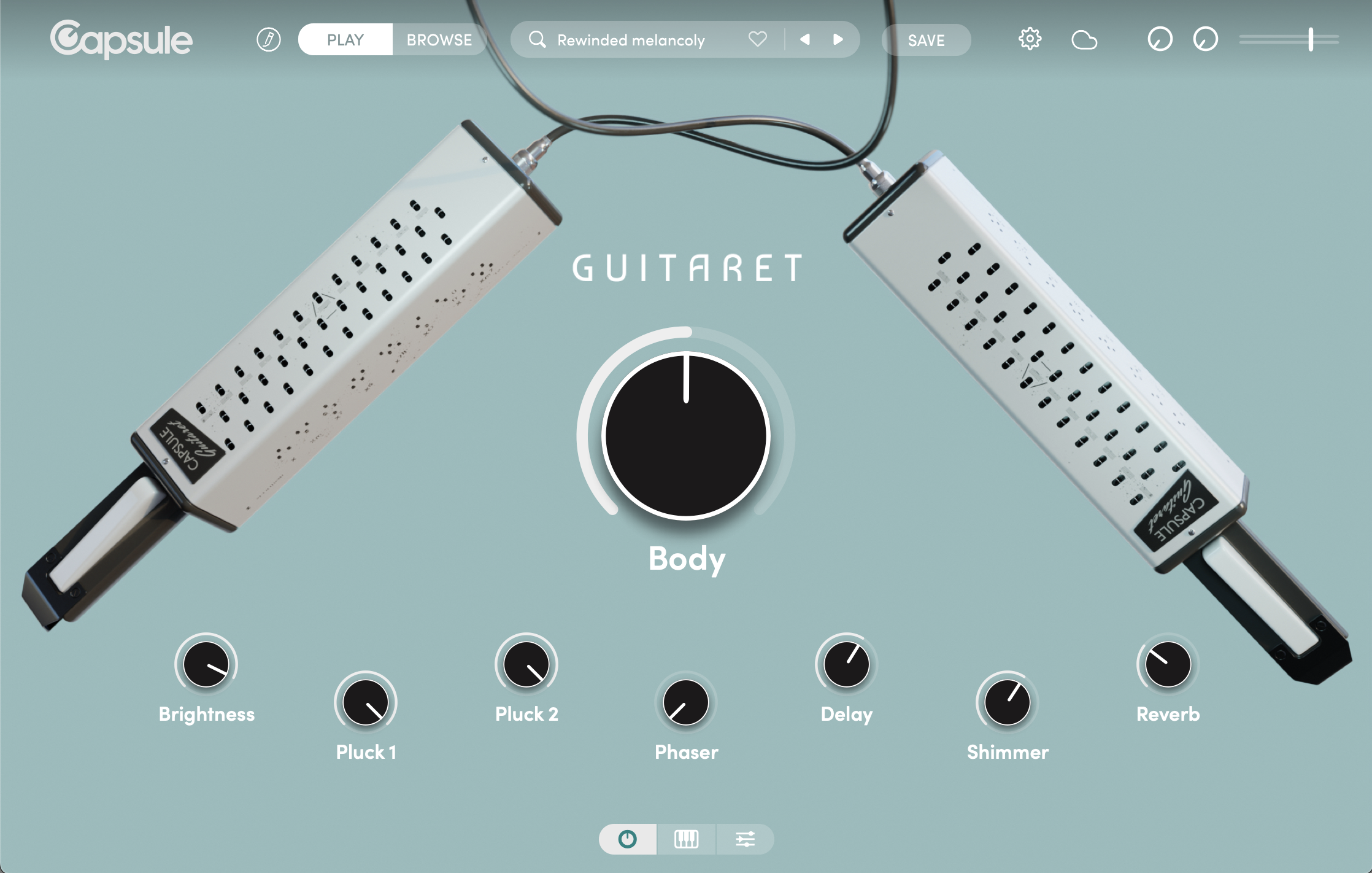 Capsule Guitaret 實驗性古董音色 Plugin (序號下載版)