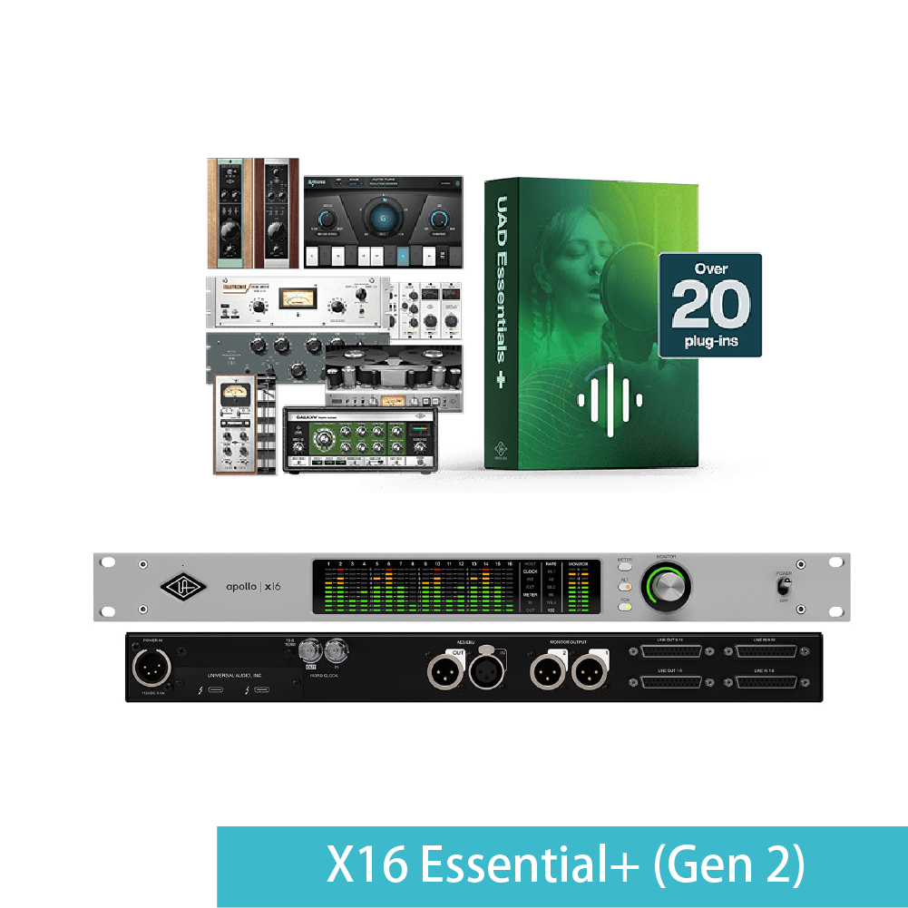 Universal Audio Universal Audio / Apollo X16系列 錄音介面 (Mac/PC可用)(Gen2 Essential+/Gen2 Ultimate)<台灣代理公司貨> 第 2 張圖片｜三峽錄音 / 音響