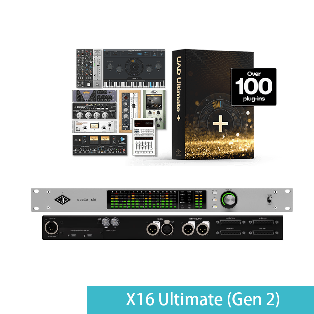 Universal Audio Universal Audio / Apollo X16系列 錄音介面 (Mac/PC可用)(Gen2 Essential+/Gen2 Ultimate)<台灣代理公司貨> 第 3 張圖片｜三峽錄音 / 音響