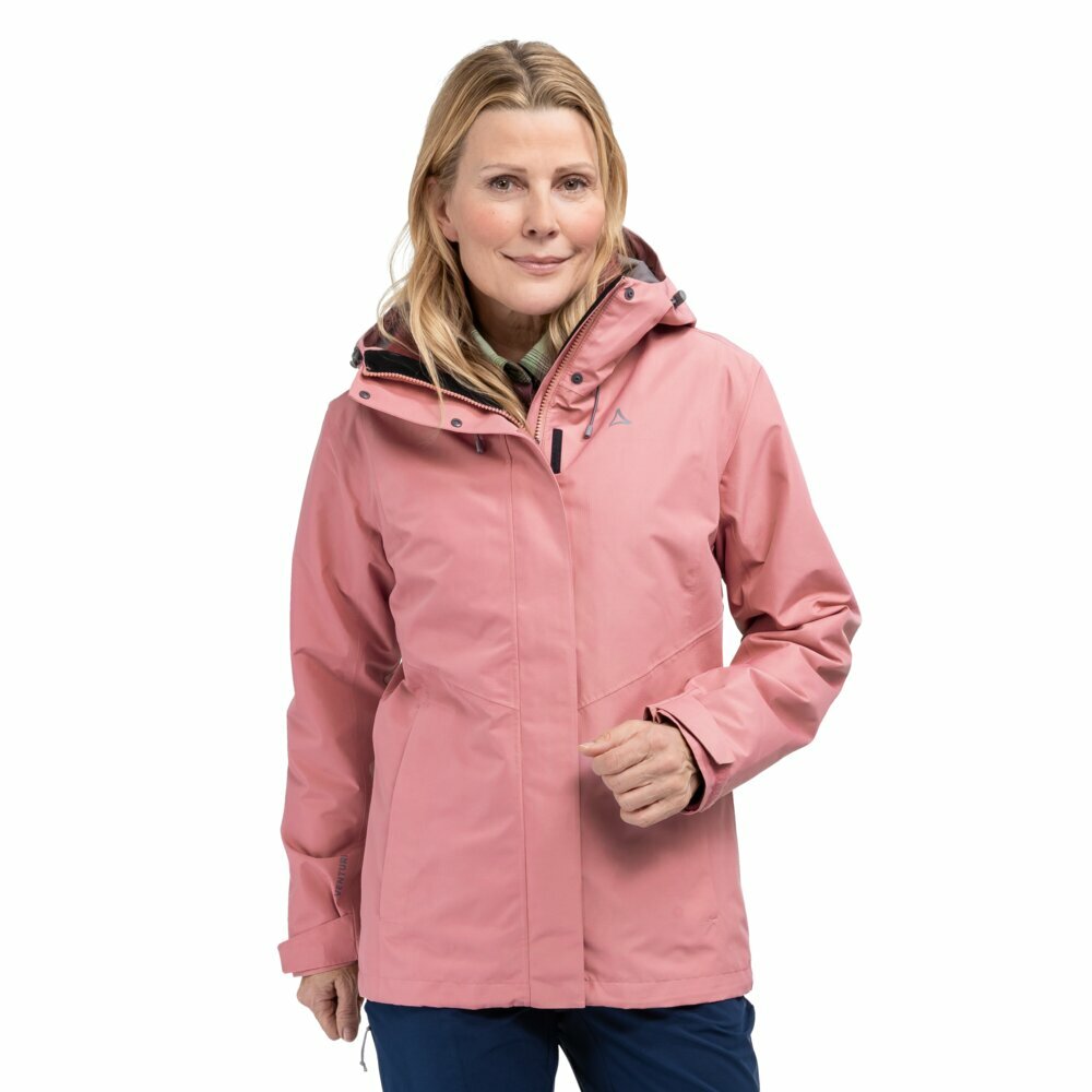 【Schoffel】女3in1防水刷毛保暖兩件式外套 / 24SL20-13599-[粉、黑]