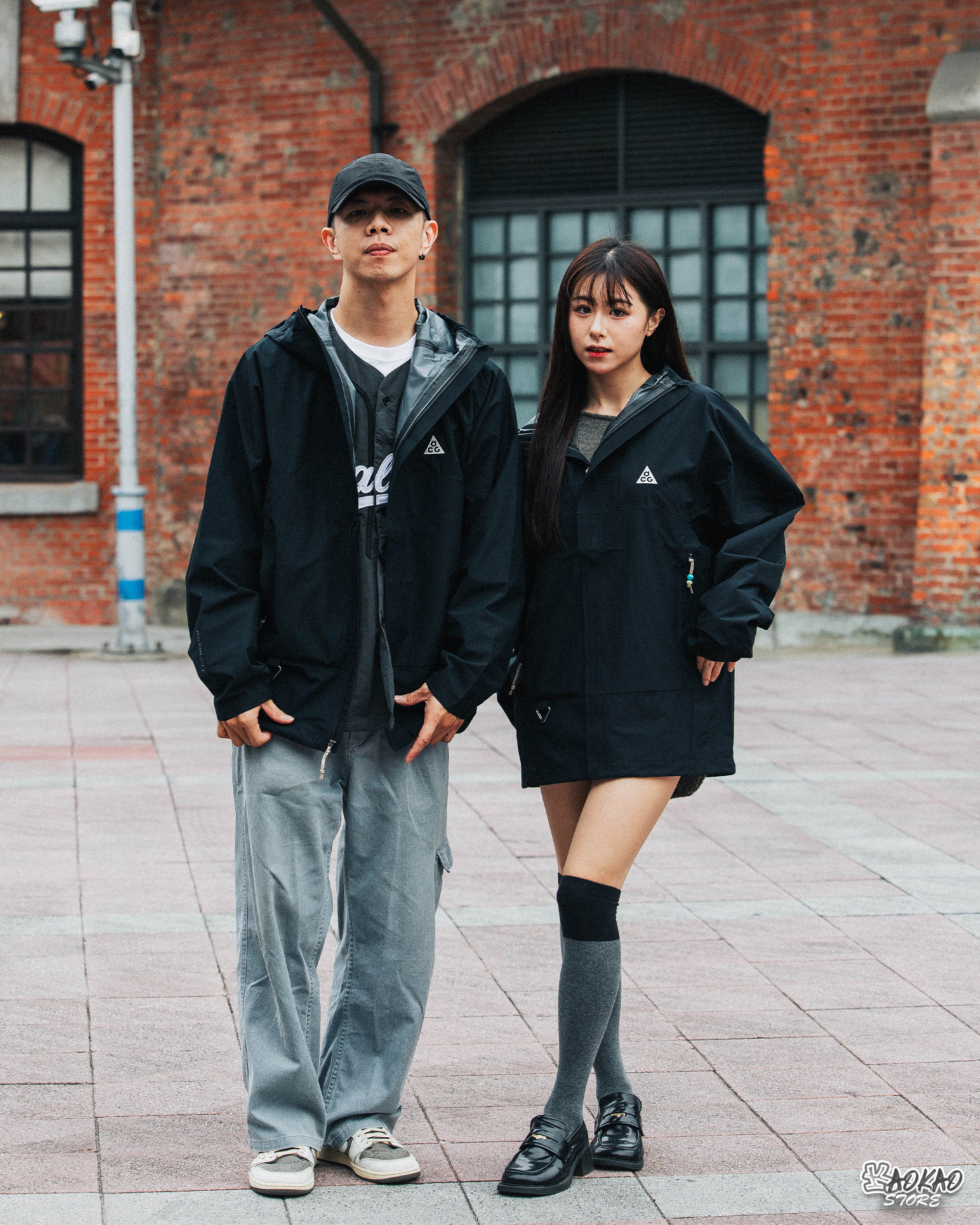 『現貨』NIKE AS M ACG Storm-FIT 'Cascade Rains' JKT 黑色 灰色 機能 防水 防風 風衣 連帽外套【DV9416】