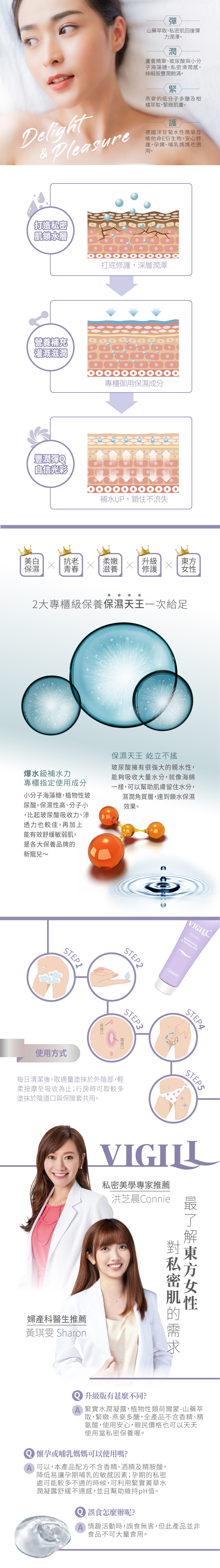 VIGILL Private Firming Hydrating Gel 50ml - Youthful, elastic and happy formula