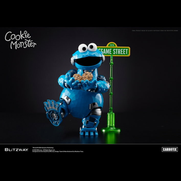 [訂金] Blitzway x Moshow: 芝麻街 Carbotix系列 甜餅怪