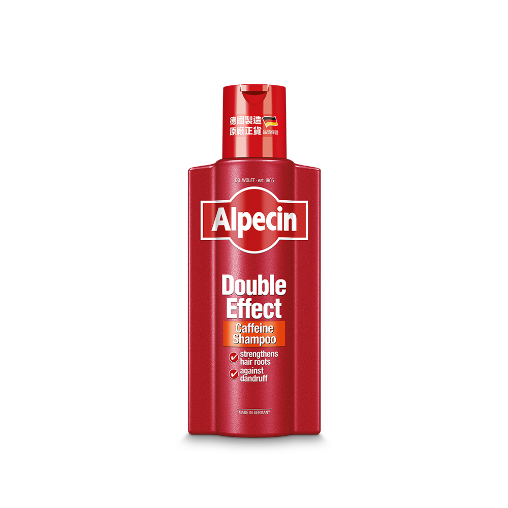 Alpecin|雙效咖啡因抗頭皮屑洗髮露增量版375ml (多規格組)