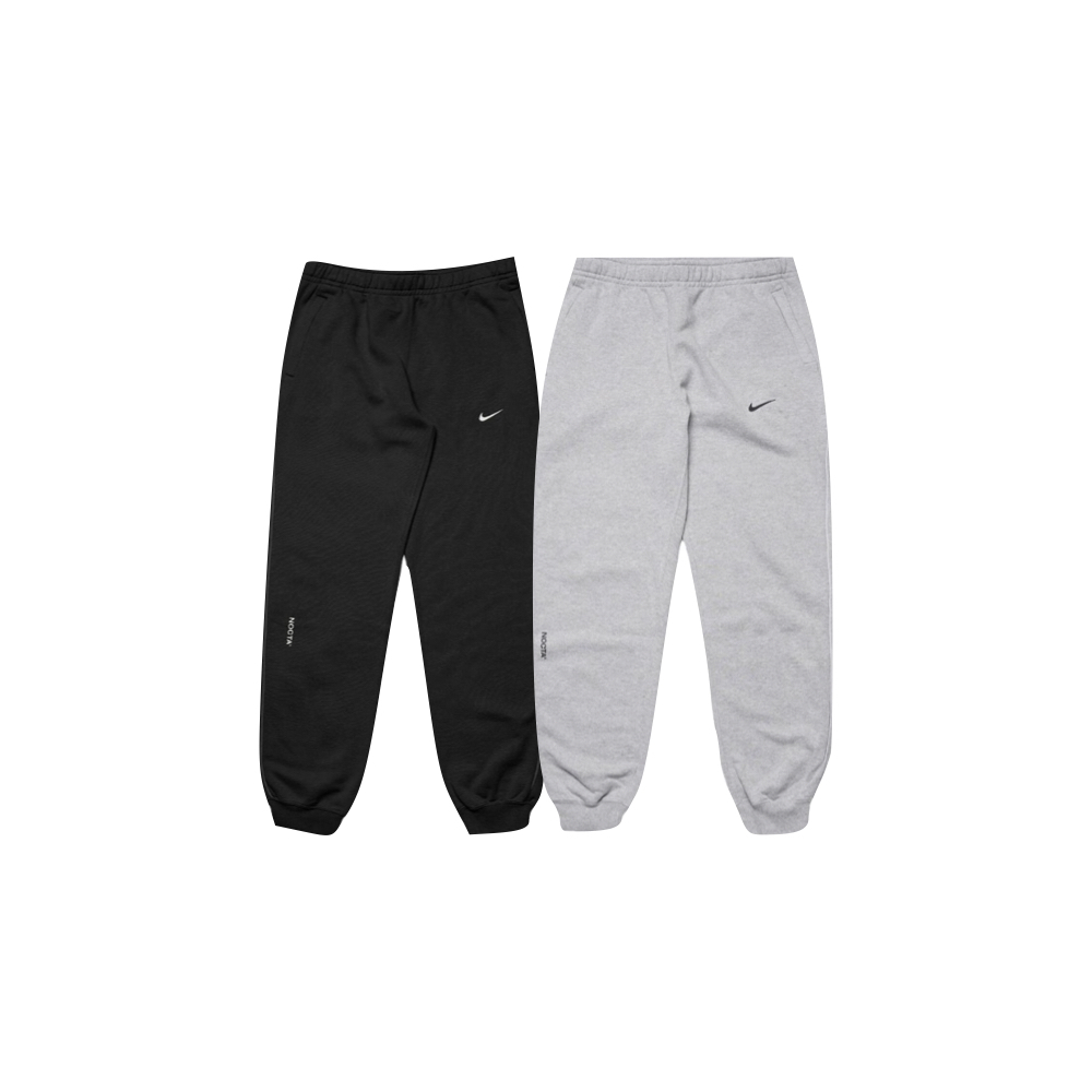 Nocta x Nike Fleece Pants 棉褲 美版 黑色/灰色 FN7661-010/FN7661-063