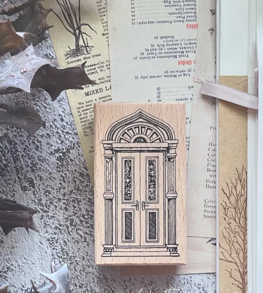 Lady F手繪溫室｜門 印章