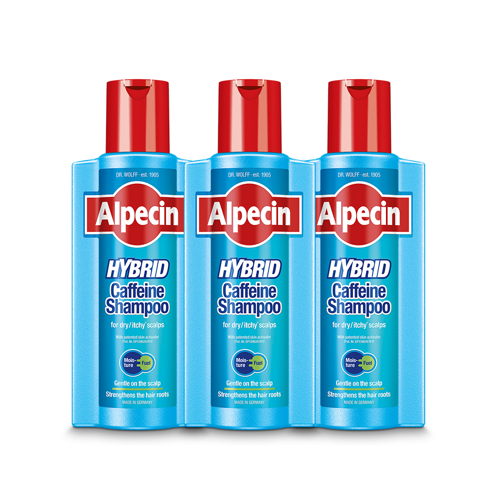 Alpecin|雙動力咖啡因洗髮露增量版375ml (多規格組)