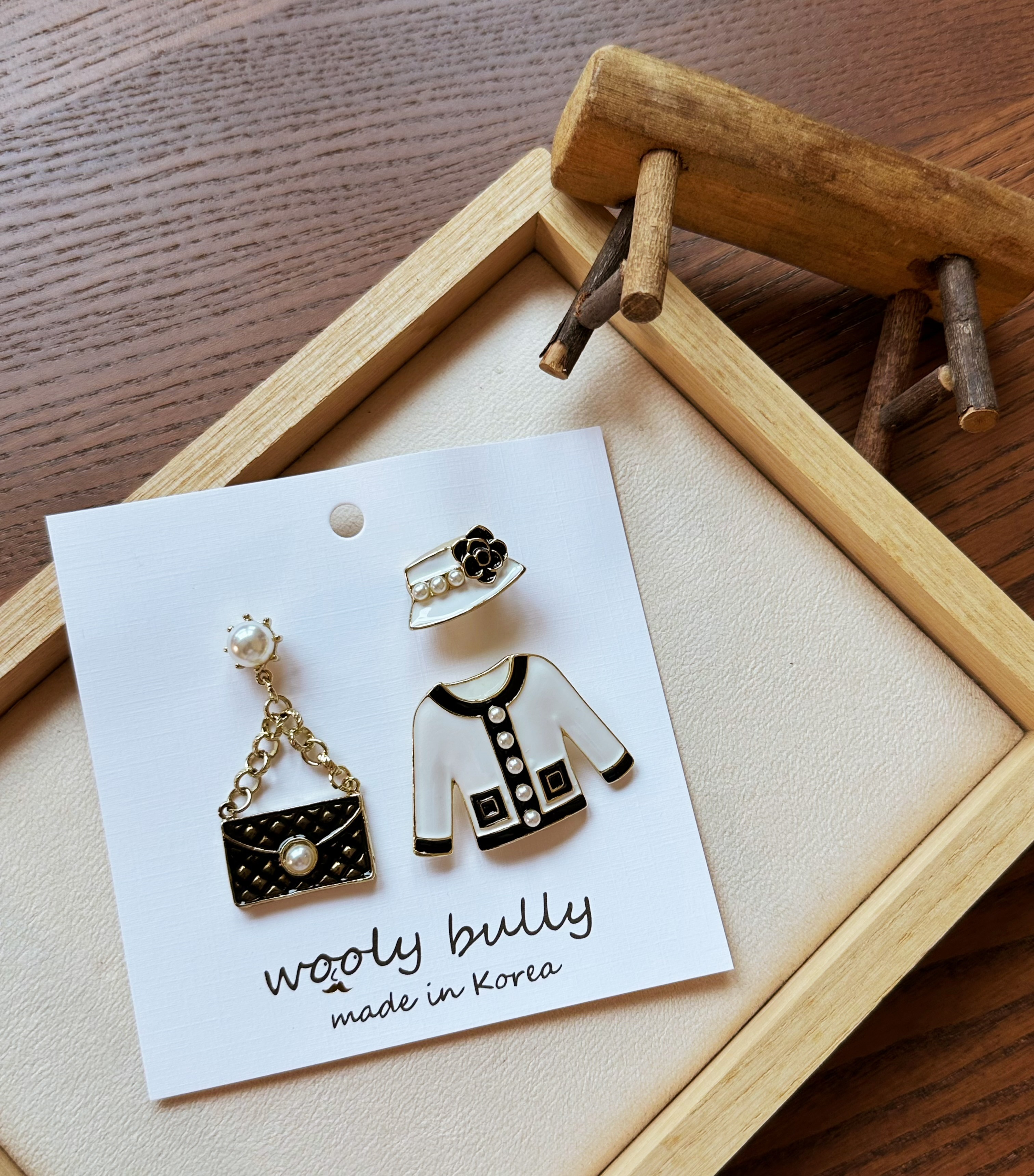 【質感包包衣服帽子別針組】( 現貨 )