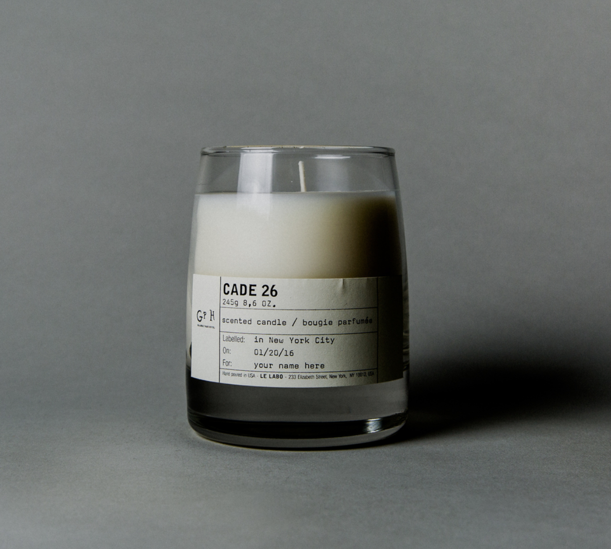 キャンドル LE LABO CADE 26 245g Amazon.com: Le Labo CADE 26