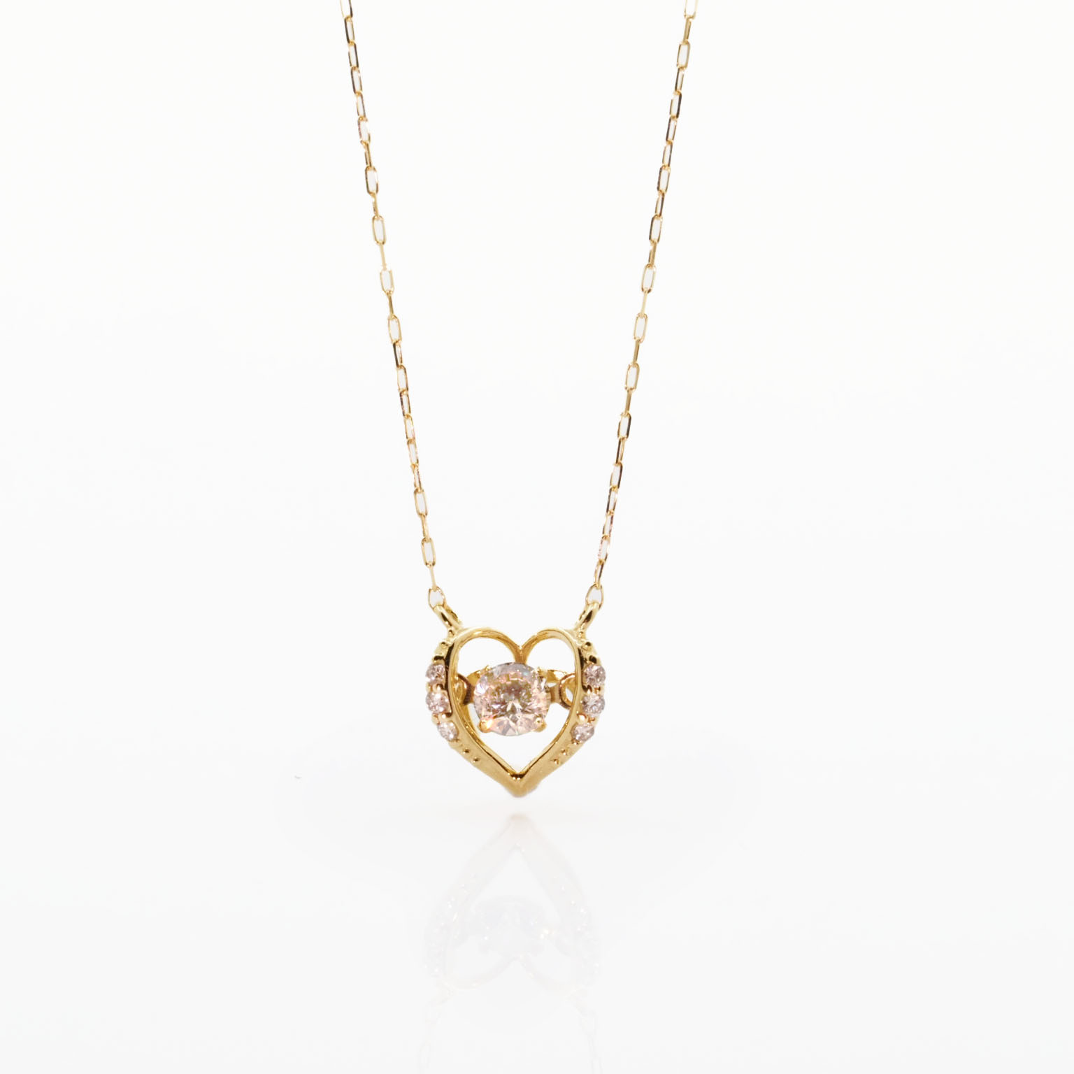 Heart Dancing Stone Necklace
