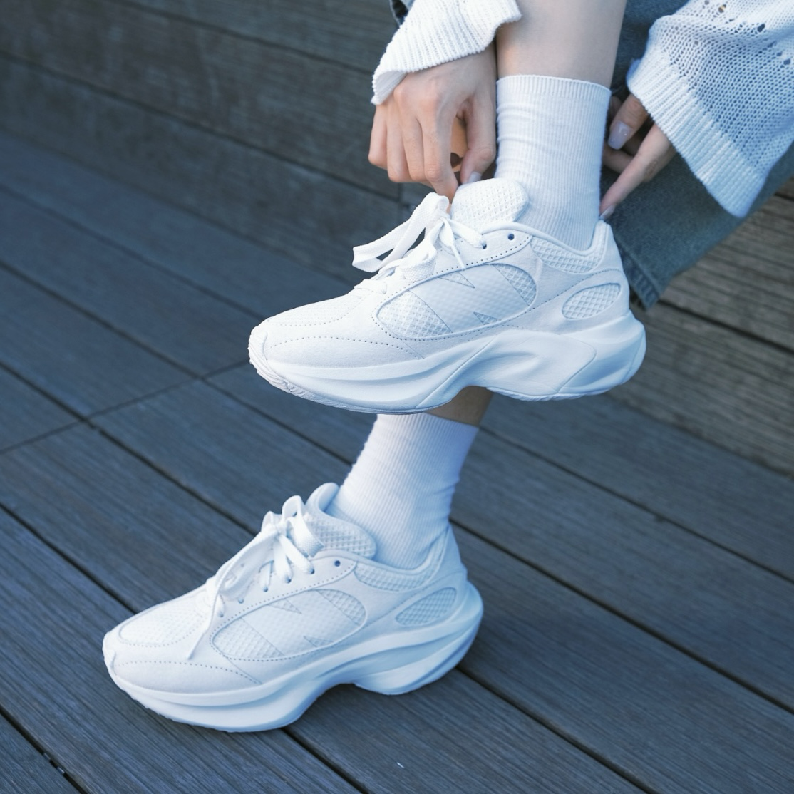 New Balance WRPD RUNNER 米白 全白 麂皮 復古奶油底 NB 厚底 運動鞋 休閒鞋