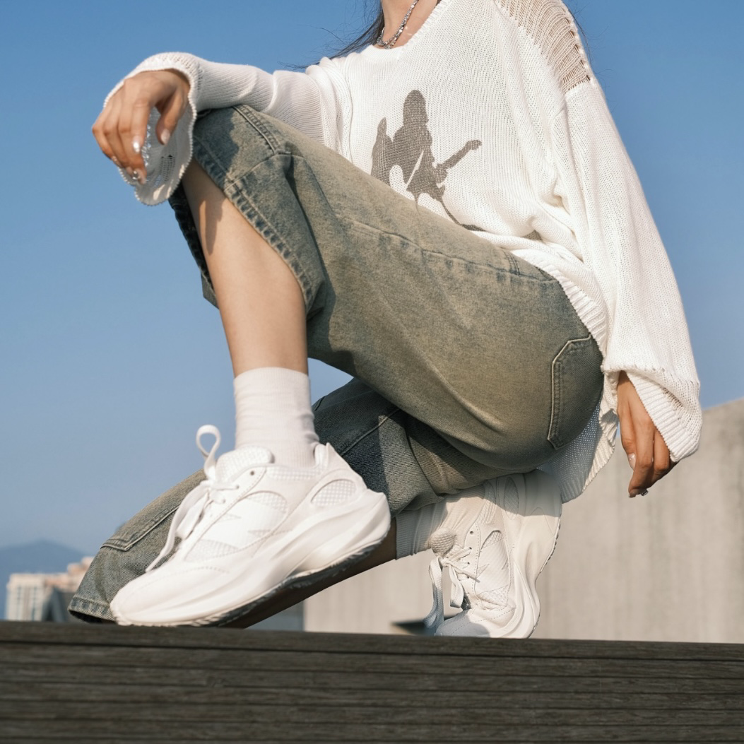 New Balance WRPD RUNNER 米白 全白 麂皮 復古奶油底 NB 厚底 運動鞋 休閒鞋